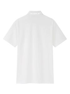 purplebrand Purple Brand Poloshirt met logoplakkaat - Wit