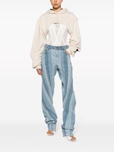 Mugler Straight jeans - Blauw