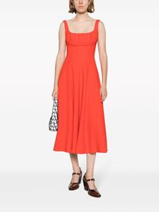 Emilia Wickstead Collins wool midi dress - Oranje