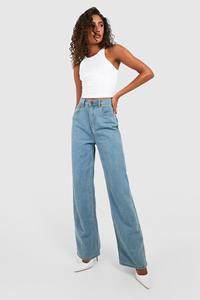 Boohoo Tall High Rise Boyfriend Jeans, Vintage Wash