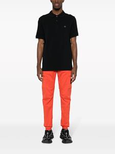 c.p.company C.P. Company Poloshirt met geborduurd logo - Zwart