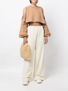 System Broek met elastische taille - Wit