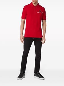 philippplein Philipp Plein Piqué poloshirt - Rood