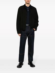 DONDUP Poloshirt van wolmix - Blauw
