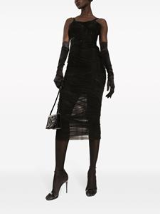 dolce&gabbana Dolce & Gabbana Gedrapeerde jurk - Zwart