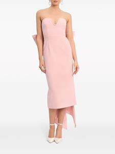 rebeccavallance Rebecca Vallance Strapless midi-jurk - Roze