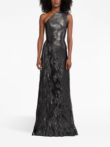 ralphlaurencollection Ralph Lauren Collection Jurk met ruche - Zwart