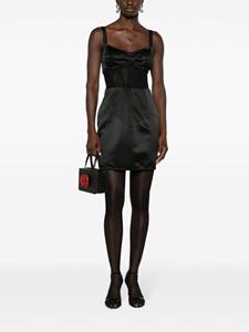 dolce&gabbana Dolce & Gabbana Mini-jurk met korset - Zwart