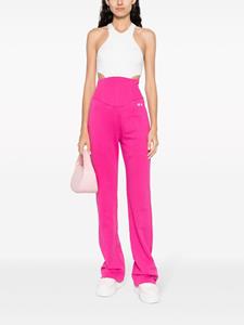 Chiara Ferragni high-waisted flared trousers - Roze