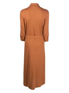 circolo1901 Circolo 1901 Midi-jurk met lange mouwen - Oranje