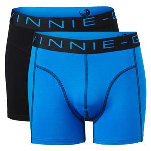 Vinnie-G Boxershorts 2-pack Black / Blue-XXL