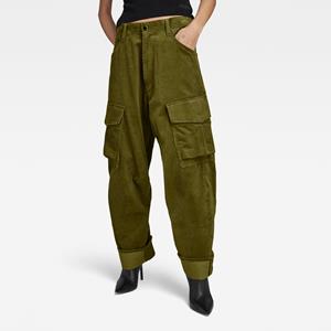 G-Star RAW Cargo Cord 3D Boyfriend Broek - Groen - Dames