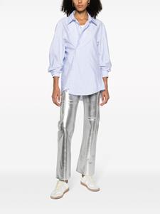 mm6maisonmargiela MM6 Maison Margiela Jeans met toelopende pijpen - Zilver