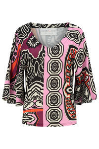 Helena Hart Top kimo patch multi 7468pat