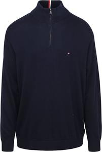 Tommy Hilfiger Big & Tall Half Zip Trui Navy