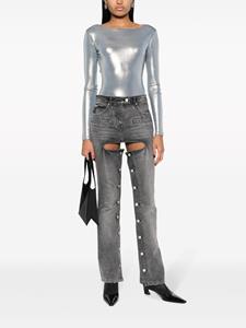 Courrèges Jeans verfraaid met studs - Grijs
