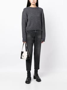 Lardini Cropped jeans - Zwart