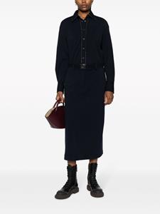 brunellocucinelli Brunello Cucinelli Blousejurk verfraaid met ketting - Blauw