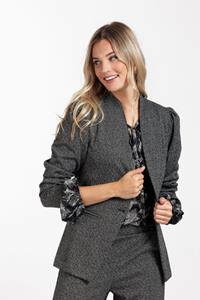 Studio Anneloes Felien Kabo Blazer 08060 Blazers 1490 Ivory/black