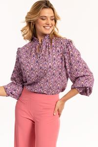 Kiki chiffon blouse - multi color - 08638