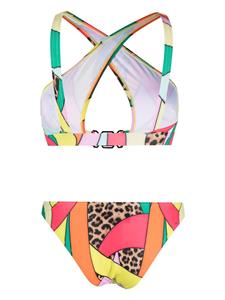 philippplein Philipp Plein Bikini met kruisbandjes - Rood