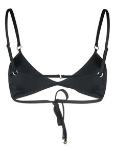 Stella McCartney Bikinitop met ruche - Zwart