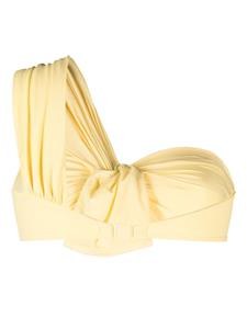 Asymmetrische bikinitop - Geel