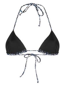 Bikinitop met kralen - Blauw