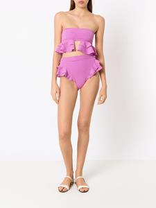 clubebossa Clube Bossa Bikinitop verfraaid met ruches - Roze