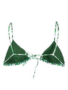 Borgo De Nor Bikinitop met bloemenprint - Groen