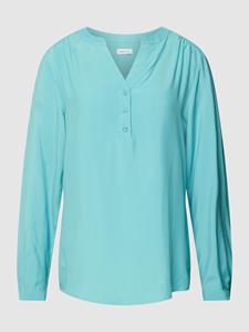 seidensticker Schlupfbluse "Schwarze Rose", Langarm V-Neck Uni