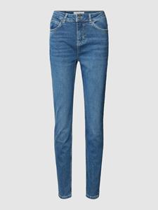 comma casual identity 5-Pocket-Jeans Skinny: Jeans mit Waschung Waschung, Leder-Patch