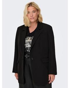 ONLY CARMAKOMA Jackenblazer CARLANA-BERRY L/S OVS BLAZER TLR NOOS - 15293915 (regular fit) 5661 in Schwarz