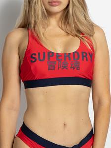 Superdry Bikinitop in rood voor Dames