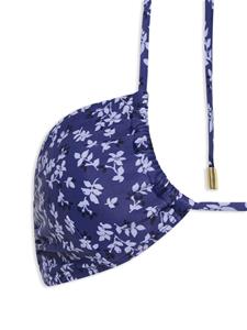 Peony Bikinitop met halternek - Blauw