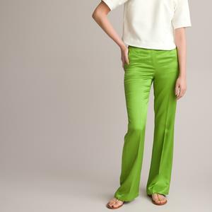 LA REDOUTE COLLECTIONS Flare broek in satijn