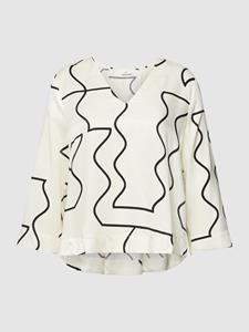 s.Oliver BLACK LABEL Shirtbluse, mit Allover-Muster