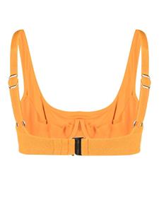 Form and Fold Cropped bikinitop - Oranje