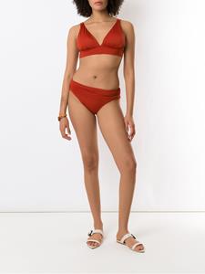 Brigitte Bikini met ruches - Bruin