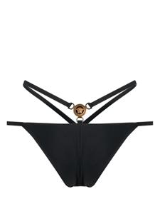 Versace Bikinislip met Medusa plakkaat - Zwart