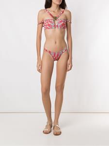 amirslama Amir Slama Bikini met geometrische print - Rood