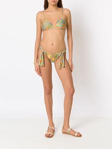 amirslama Amir Slama Bikini met palmblad print - Oranje