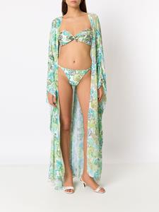 amirslama Amir Slama Bikini met palmbladprint - Groen