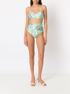 Amir Slama High waist bikini - Groen