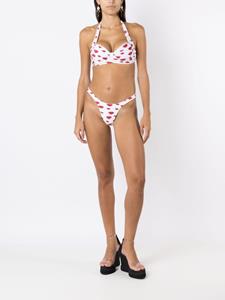 amirslama Amir Slama Bikini met logoprint - Wit