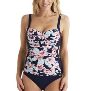 Damella Geena Pink Lillies Protes Tankini Top 