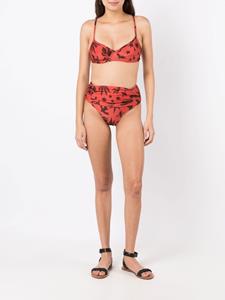 lygia&nanny Lygia & Nanny Bikini met bloemenprint - Bruin