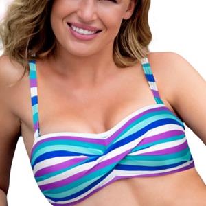 Wiki Wirefree Bandeau Bikini Top 