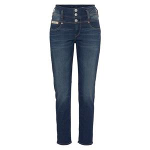 Herrlicher Boyfriend-Jeans Raya Boy Organic Denim mit markantem Dreiknopfverschluss und extrabreitem Bund