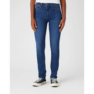 Wrangler 5-pocket jeans met contrastkleurige naden